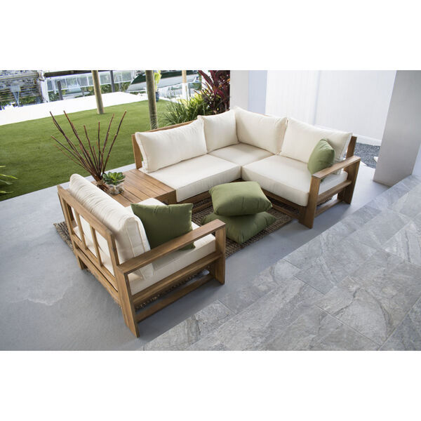 sofas Outdoor Grand Cay Wood 5 Piece Modular Sectional Lounge Set