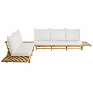 Bamboo Outdoor Furniture Patio Garden Sofas Furniture Sets Outdoor Sofa Sectional