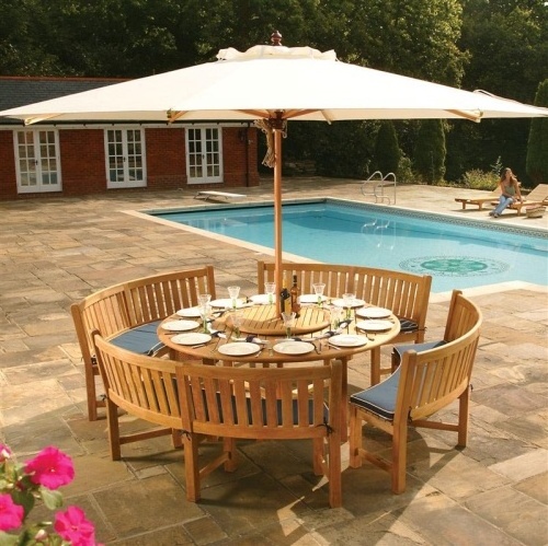 garden sets benches with table and umbrella for garden furniture