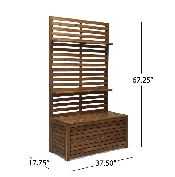 Hall tree teak bench outdoor with storage boxes - Teak Garden Outdoor Furniture Jepara manufacture from Indonesia