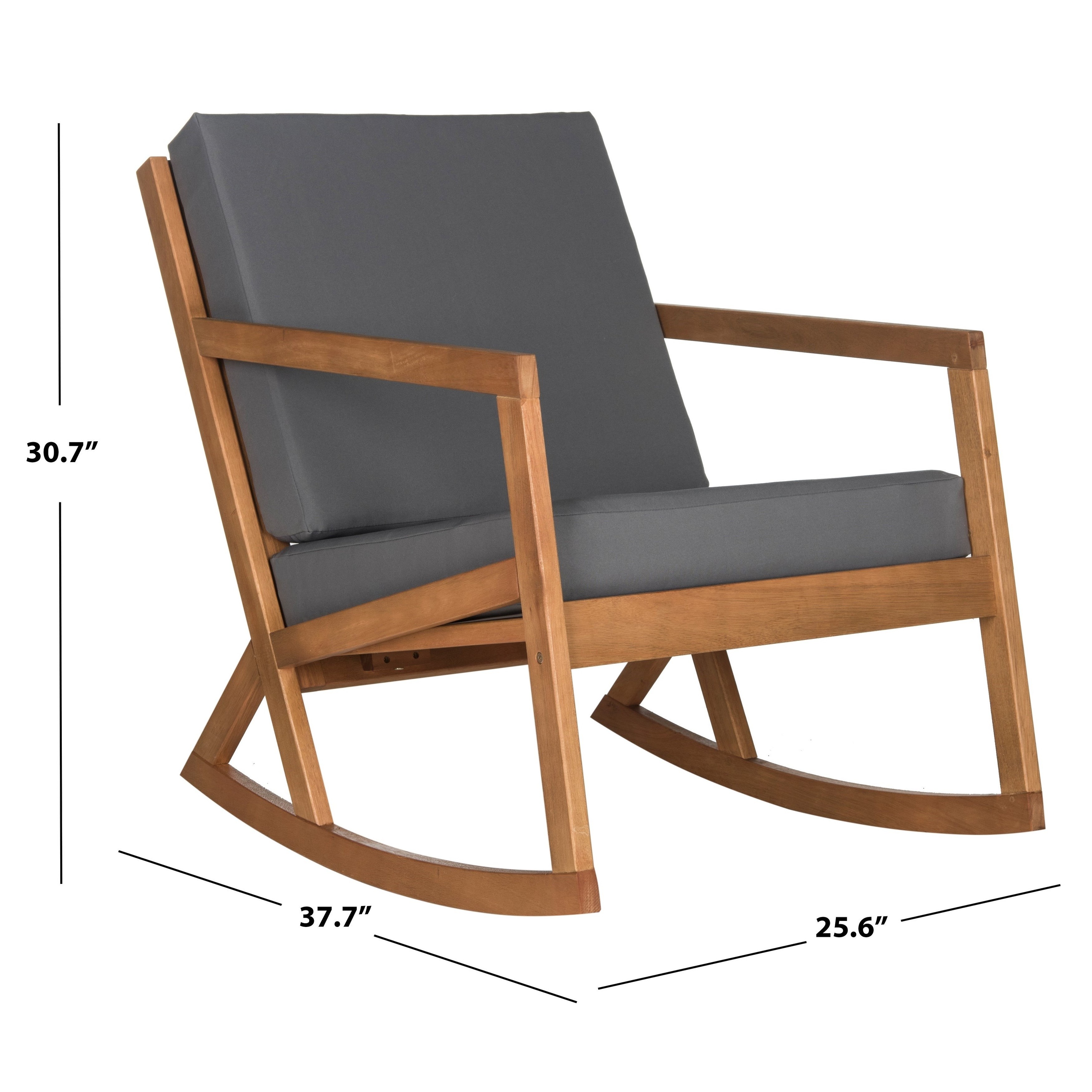 teak wood outdoor rocking chair made of solid wood