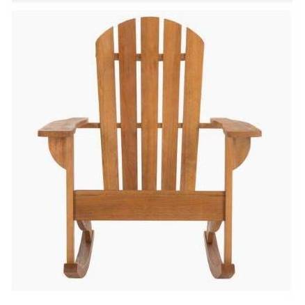 Patio All Weather Leisure Garden Rocking Chair Adirondack Teak Wood Outdoor Furniture Wholesale