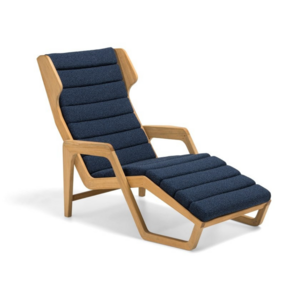 Modern Design All Weather Garden Beach Chaise Lounger Wood Patio Leisure Chair Pool Side Sunbed Sun Lounger Best Seller