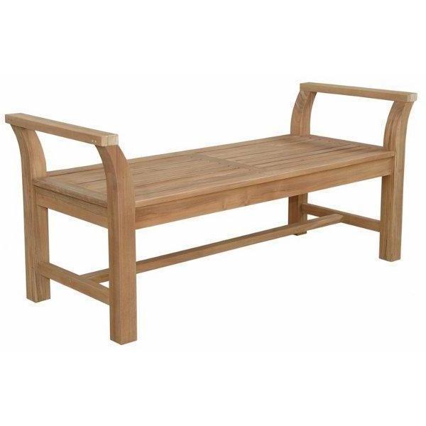 Modern Design Garden Bench Teak Wood Natural Fine Sanded for Hotel Project Willa Outdoor Furniture Wholesale