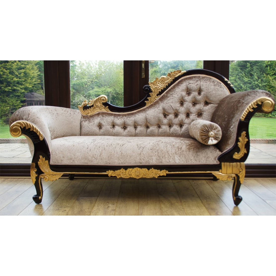 Classic European Style Chaise Lounge French Style Wooden Antique Chaise Lounge Chair Best Seller Wholesale Cheap Furniture