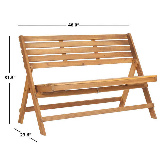 Teak Wood Patio Folding Garden Benches Outdoor Series Furniture Park Picnic Public Benches Outdoor Furniture Wholesale