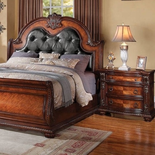 Royal French Italian Elegant Luxury Bedroom Furniture European Style King Size Beds Carved solid Wood Bedroom Sets High Quality