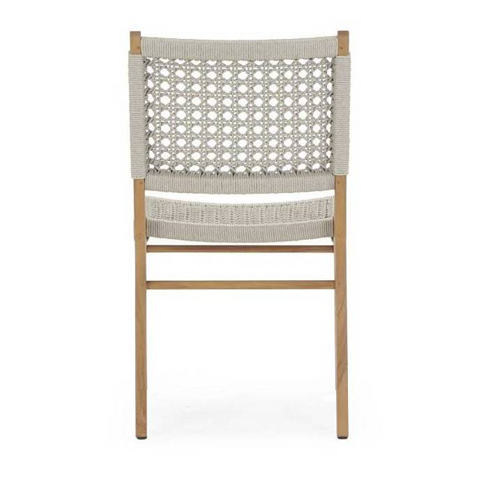 Wholesale Restaurant Cane Wood Dining Chair Patio Natural Color Grey Rattan Dining Chair Restaurant Home Hotel Furniture