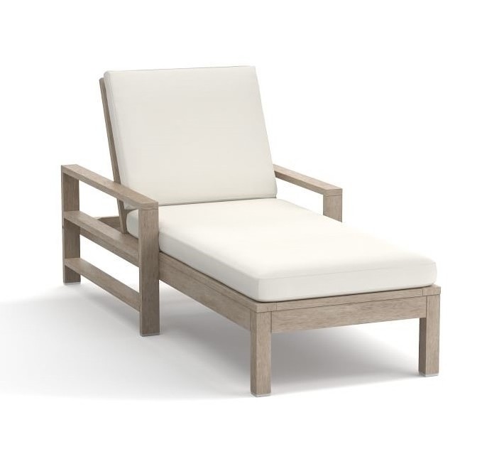 High Quality Sun Lounger Chair Solid wood Teak Sun Lounger Chair With Cushion For Outdoor Furniture