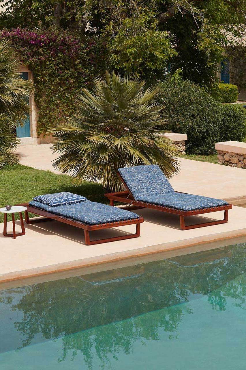 Sunset Sun Lounger Poolside Bed Sun Bed With Luxury Design