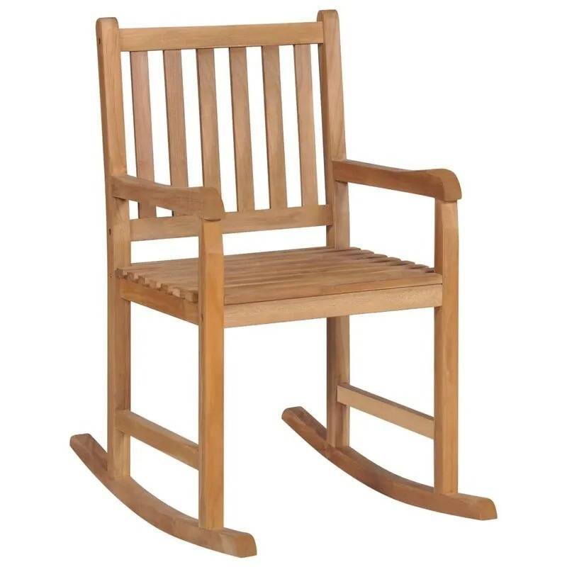 Patio furniture rocking chair made of 100% teak wood for outdoor furniture