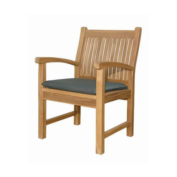 teak patio arm chair chairs vertical slat outdoor Furniture design Melbourne - garden furniture made in Indonesia