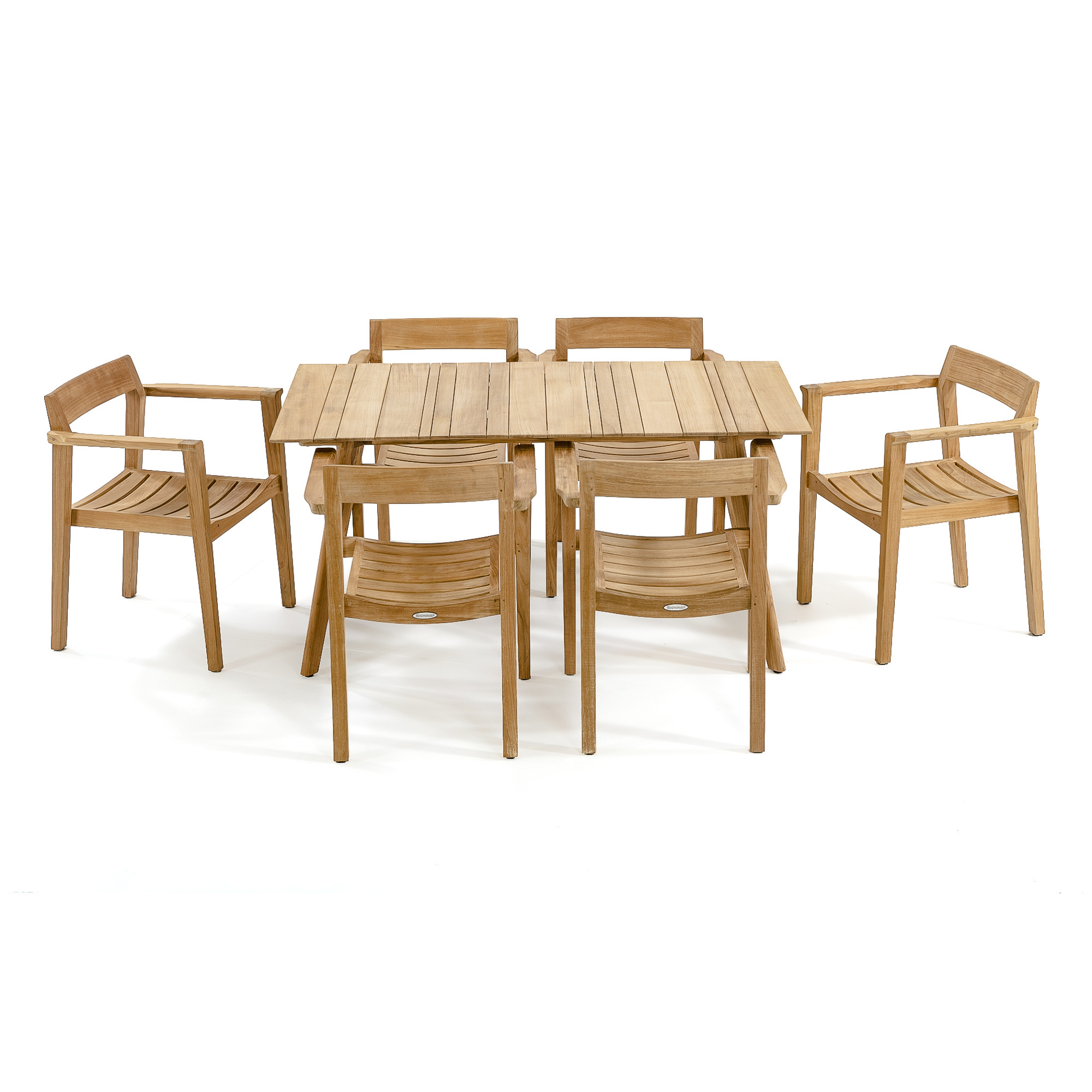 teak dining outdoor sets chairs made of solid wood for beach furniture