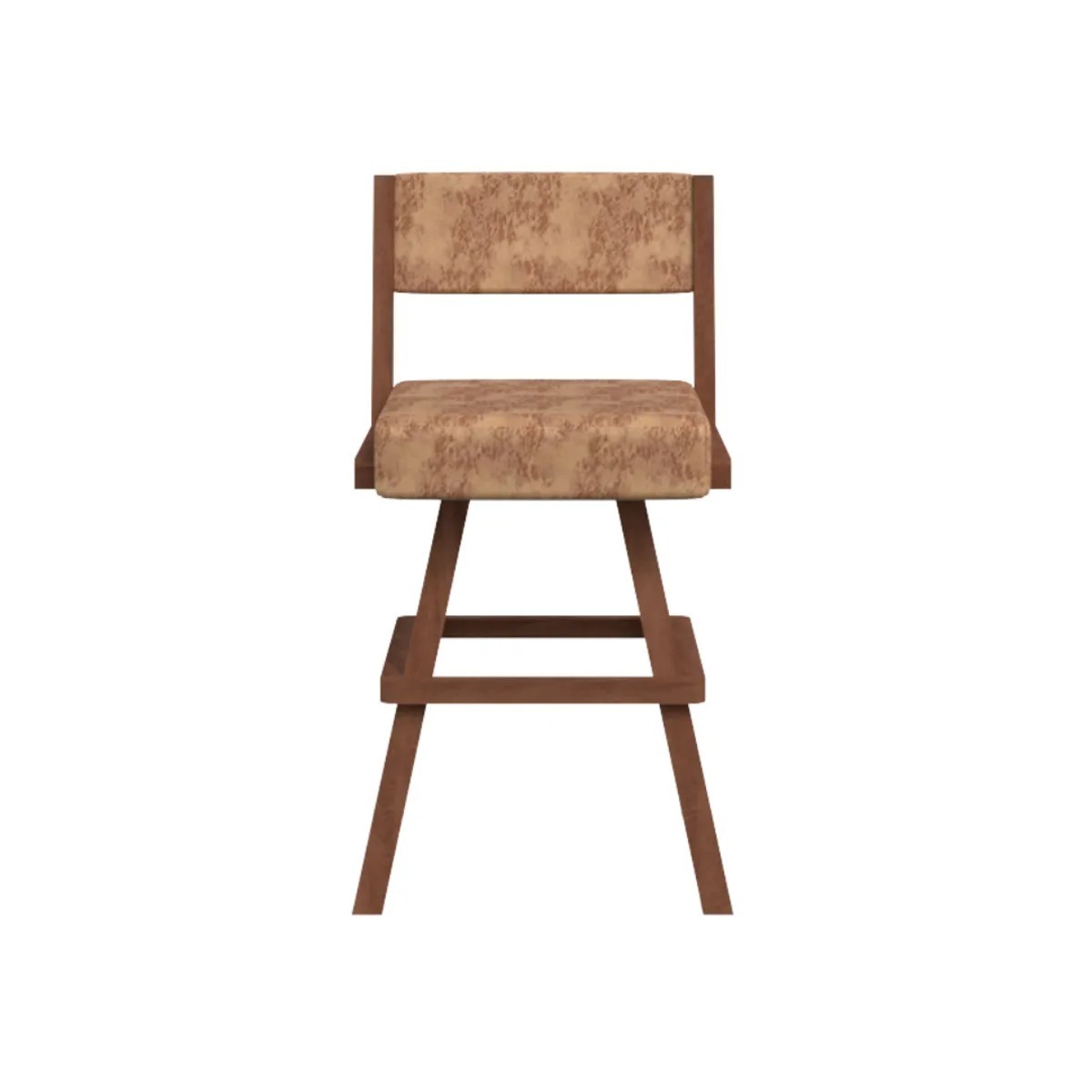 Classic Elegant Bar Chair Wooden Counter Stool with Leather Luxury Furniture High Casino Chair Wholesale Best Seller