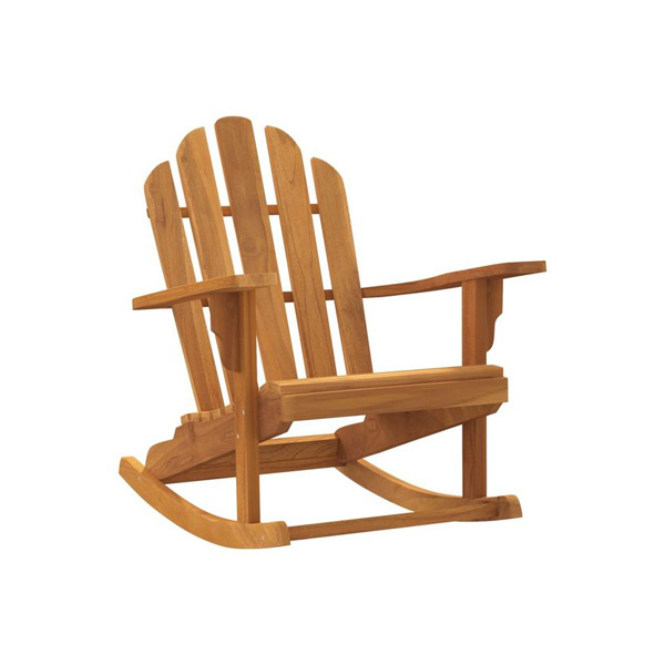 Teak garden rocking chair adirondack outdoor furniture made in Java Indonesia