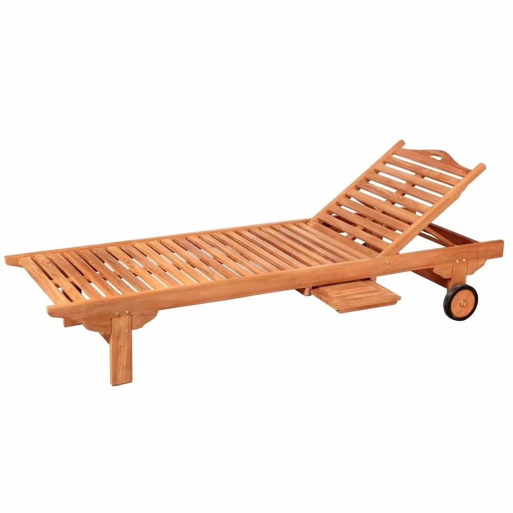 Teak Lounger Outdoor Room Cabana Sun bed Wooden Sun Lounger Outdoor Teak Wood Sun Loungers For Relaxing bed