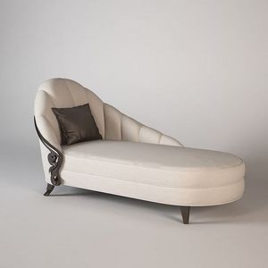 Contemporary Solid Wood Chaise Lounge: Modern Living Furniture