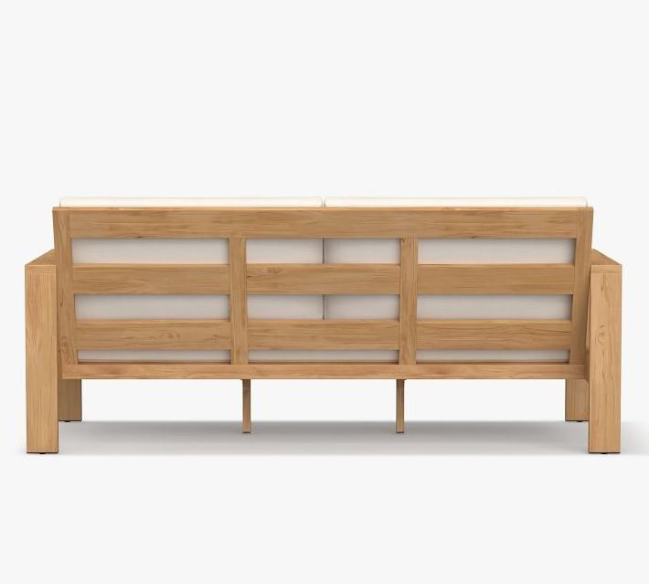 Garden Sofas Teak Wood High Quality Outdoor Furniture Wooden Sofa  With Water Resistance Cushion Whole Sale For Garden Furniture