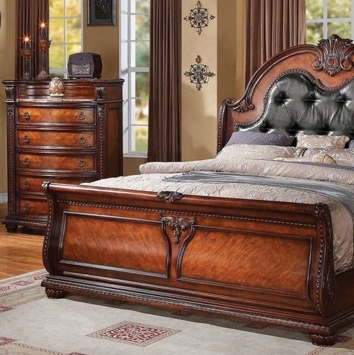 Royal French Italian Elegant Luxury Bedroom Furniture European Style King Size Beds Carved solid Wood Bedroom Sets High Quality