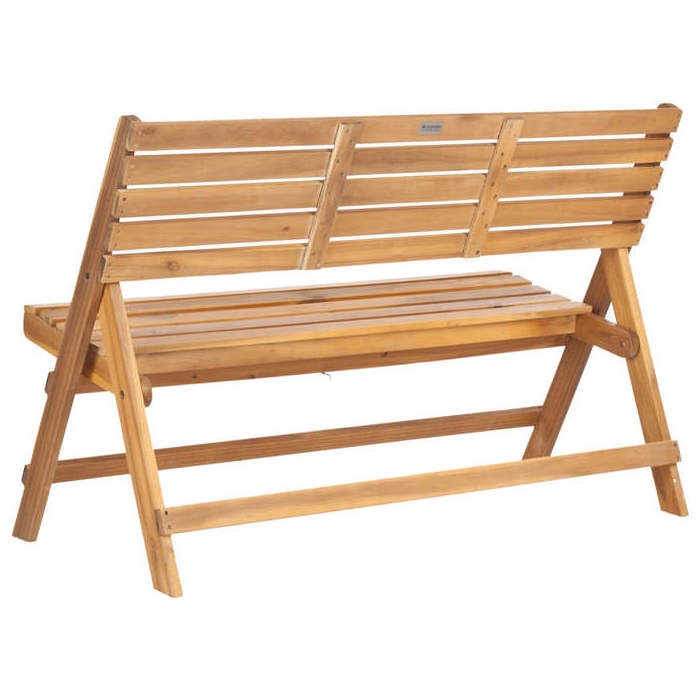 Teak Wood Patio Folding Garden Benches Outdoor Series Furniture Park Picnic Public Benches Outdoor Furniture Wholesale