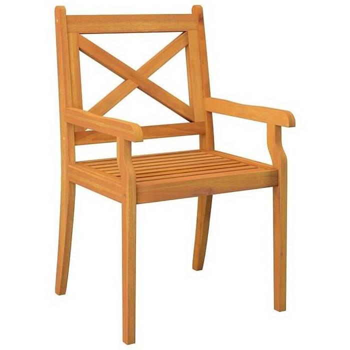 Teak arm chairs for outdoor event chair made from solid wood