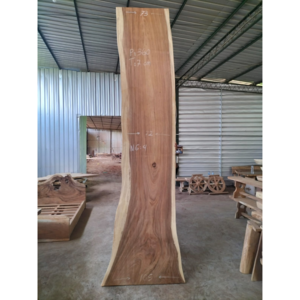 Natural Color Top Table Slab Wood Trembesi Long 3.6 Meter With Natural Color Finish Suar Wood Best Seller Furniture