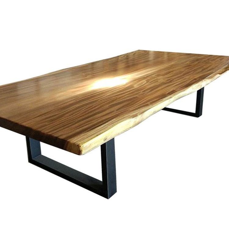 Modern Wooden Suar Wood Dining Table For Outdoor Furniture