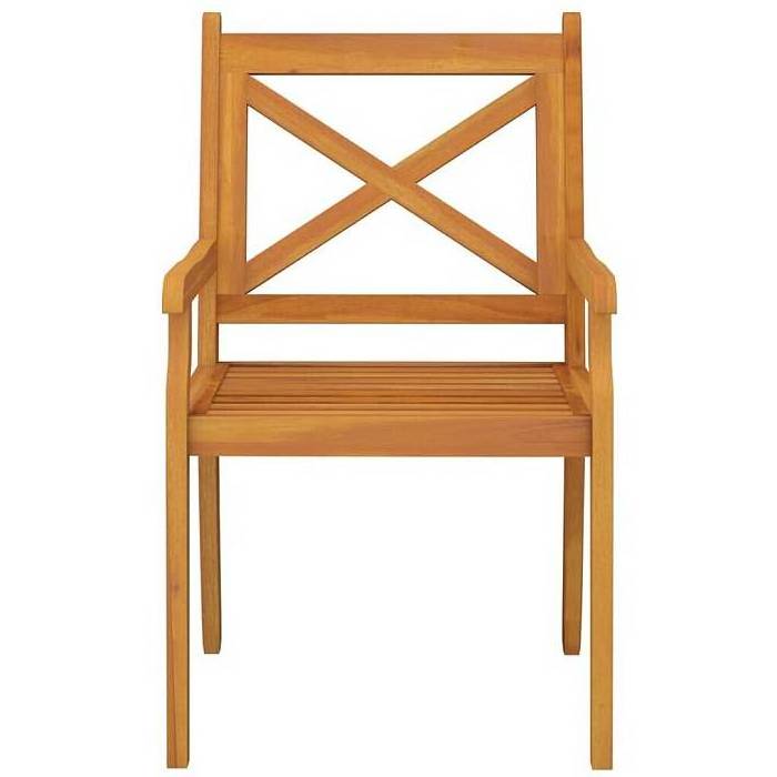 Teak arm chairs for outdoor event chair made from solid wood