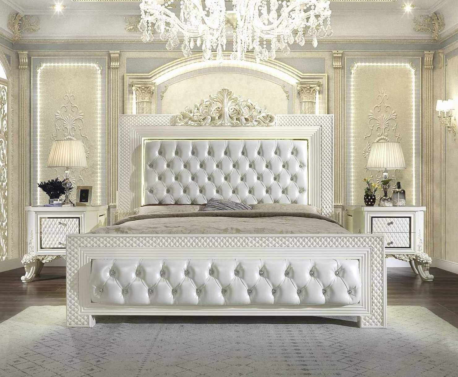 Luxury Bedroom Sets Royal European Style Carving by Handmade wooden beds from solid wood best seller wholesale High Quality