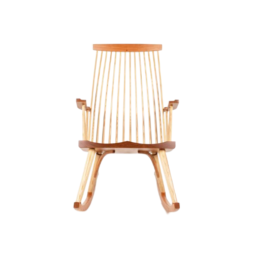 High Quality Patio Lounge Chair Relax Rocking Chair Teak Wood Antique Design Outdoor Furniture Seat