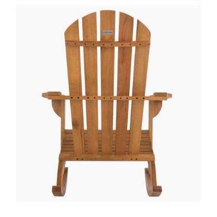 Patio All Weather Leisure Garden Rocking Chair Adirondack Teak Wood Outdoor Furniture Wholesale