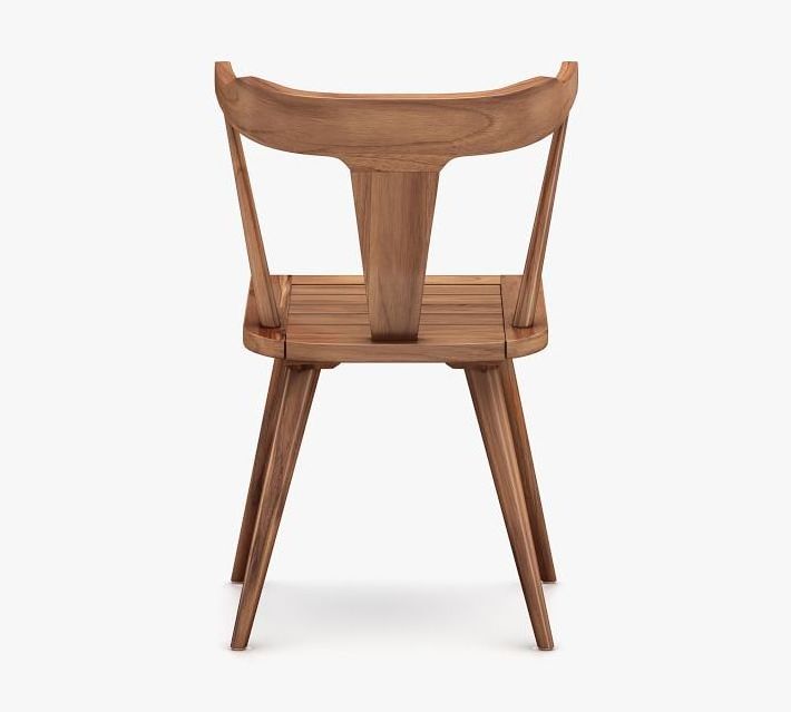 Outdoor Dining Chair from Solid Teak Wood Garden Chairs Scandinavian Style All Weather Furniture Whole Sale