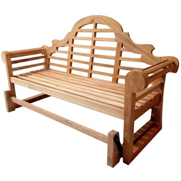 Adirondack Glider Bench Teak Outdoor Furniture Garden Furniture Wooden Glider Bench