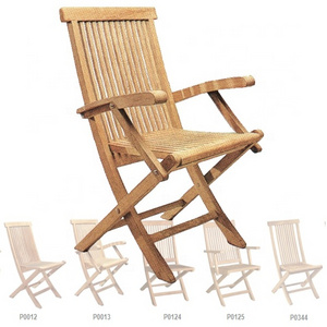 Folding Chair Outdoor Garden Patio Furniture Teak Wooden Folding Chair Hotel Restaurant Pool Beach Folding Set Furniture 22