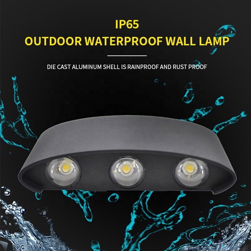 New Design Outdoor Led Wall Sconce Lighting Metal Indoor Modern Bracket Light Rgb Wall Lights