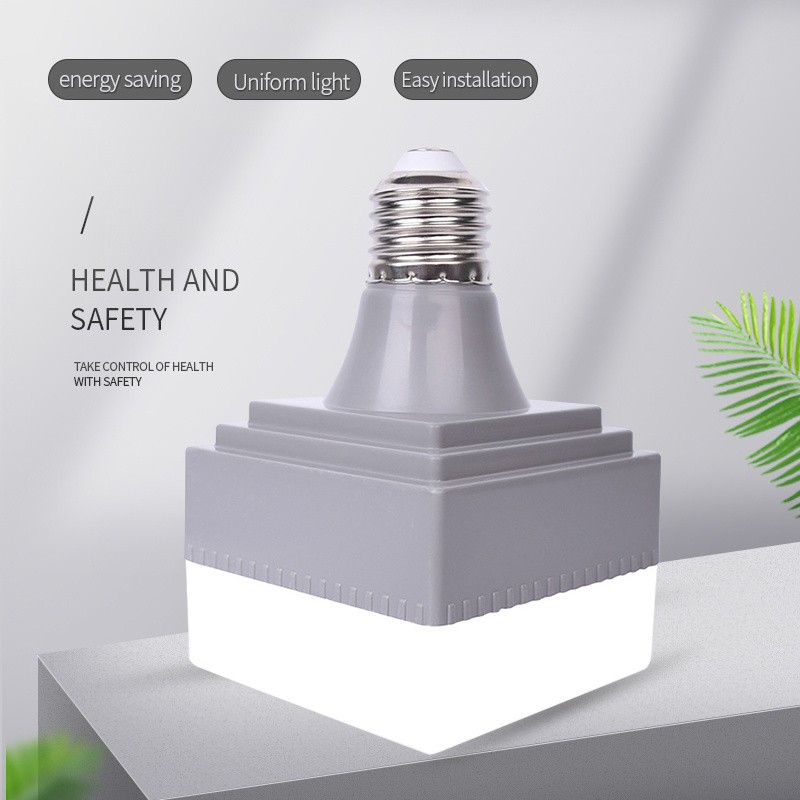 Creative square LED light energy-saving light bulb household high-brightness LED light bulb