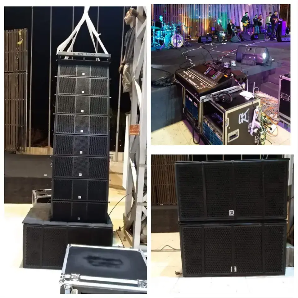 CVR Active & Passive Professional Box Dj Music Sound System Outdoor Concert 10 Inch Speaker Line Array