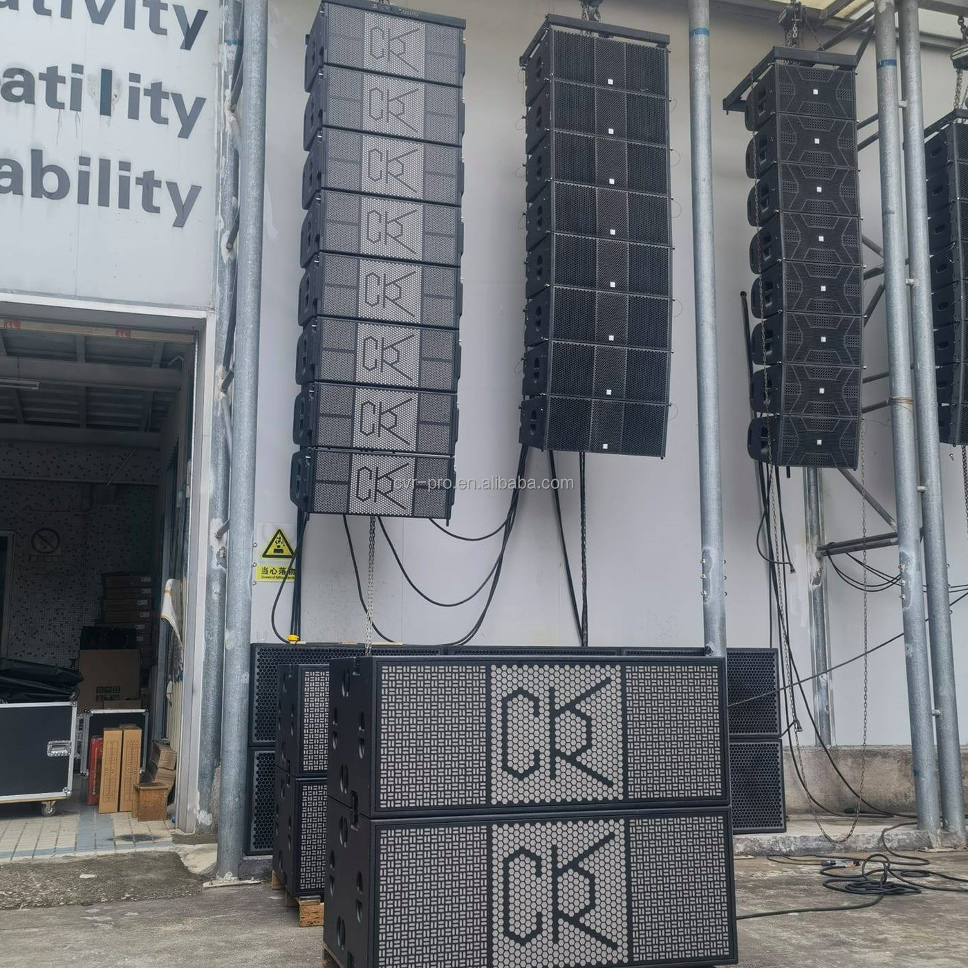 CVR  hot sale 12 inch line array speaker system +big outdoor line array +10000 people events sound system