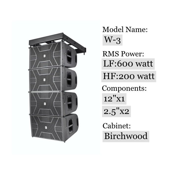 line array speaker system + CVR  line array active 12 inch + powered 21 inch subwoofer speaker