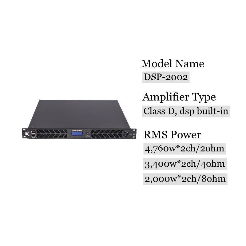 amplifier 2000watt CVR amplifier dsp-2002  dj amplifier 10000 watt