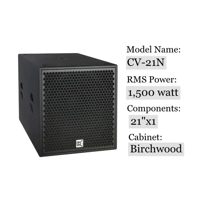 CVR pro audio Bass Bin  21 inch bass bin System  subwoofer