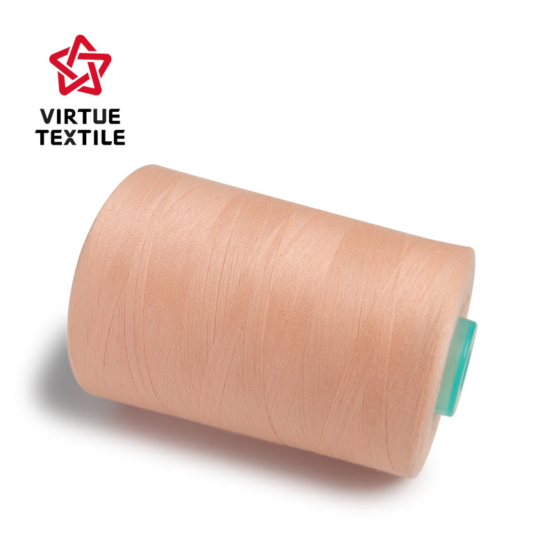 100% Cone Spun Polyester Sewing Thread 20/2 20/3 40/2 50/3 60/2 42/2  Used Clothing And Jeans