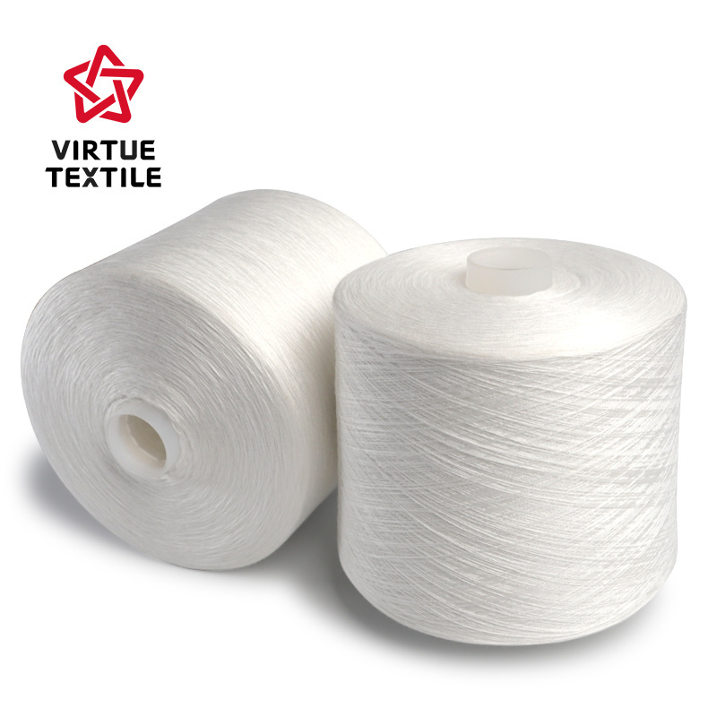 Wholesale high tenacity ring spun virgin 10s-40s100% polyester spun yarn 20/1 21/1 30/1