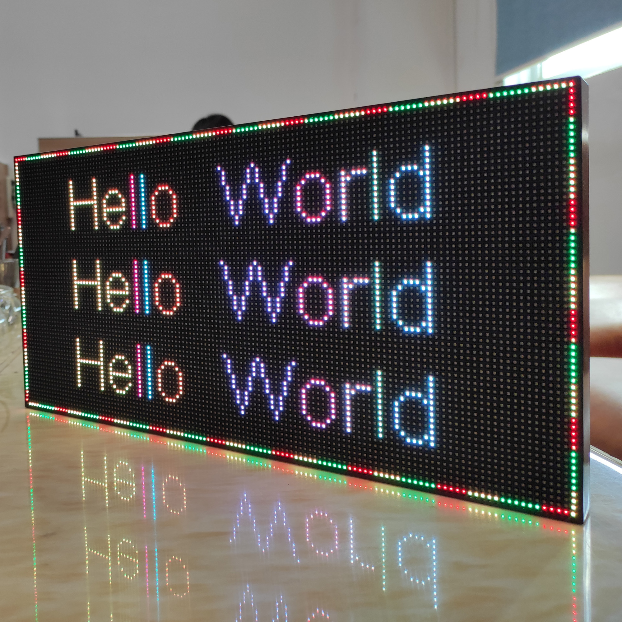 USB LED Car Sign APP Control Custom Text Pattern Animation Programmable LED Display for Store Car Bar Hotel