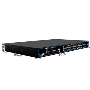 Full Gigabit L2 Managed Switch 8 16 24  28 52 Port 1000mbps 400W Managed Network Switch Support QOS VLAN MSTP+POE switch