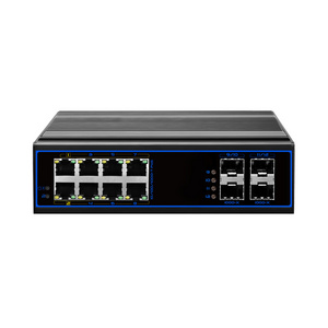 L2 management software system 4* 1000M SFP Outdoor full gigabit industrial managed PoE switch