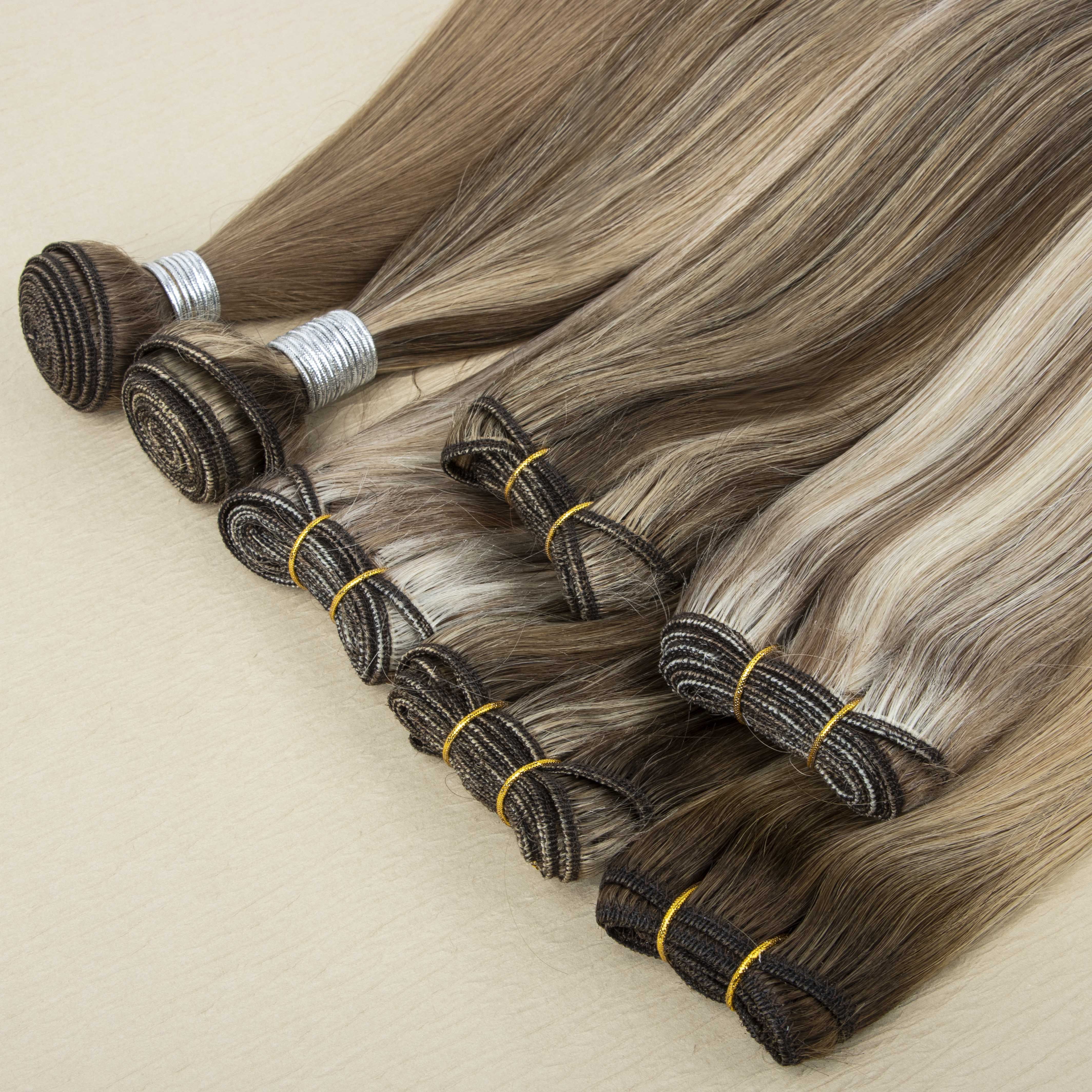 Bone Straight Raw Cuticle Aligned Human Hair weft Vendor 12A Double Drawn Virgin Mink Wavy Hair