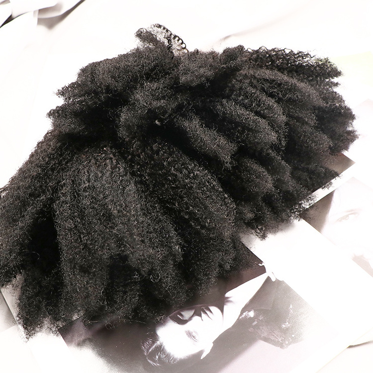 Wholesale 4A 4B 4C Kinky curly itip human Hair Extension Micro link I Tip curly Hair Extensions For Black Women