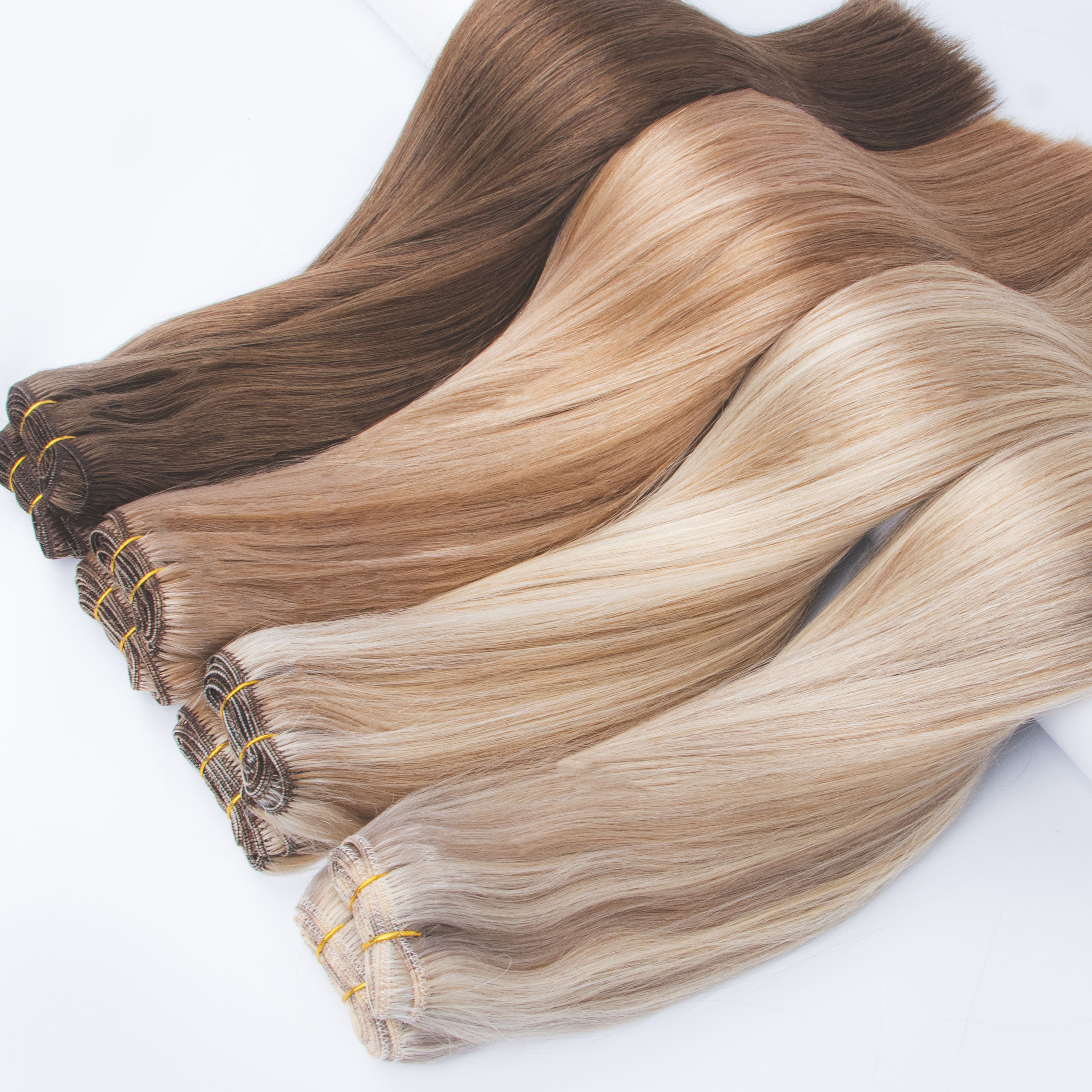 Bone Straight Raw Cuticle Aligned Human Hair weft Vendor 12A Double Drawn Virgin Mink Wavy Hair