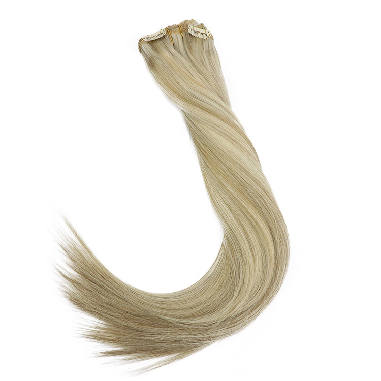 Fashion New Design Russian Hair Extensions Ombre Clip in Human Natural Hair One Piece Highlights Clip Hair